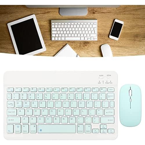 Teclado y Ratón POCREATION Bluetooth Verde Carga USB 10"