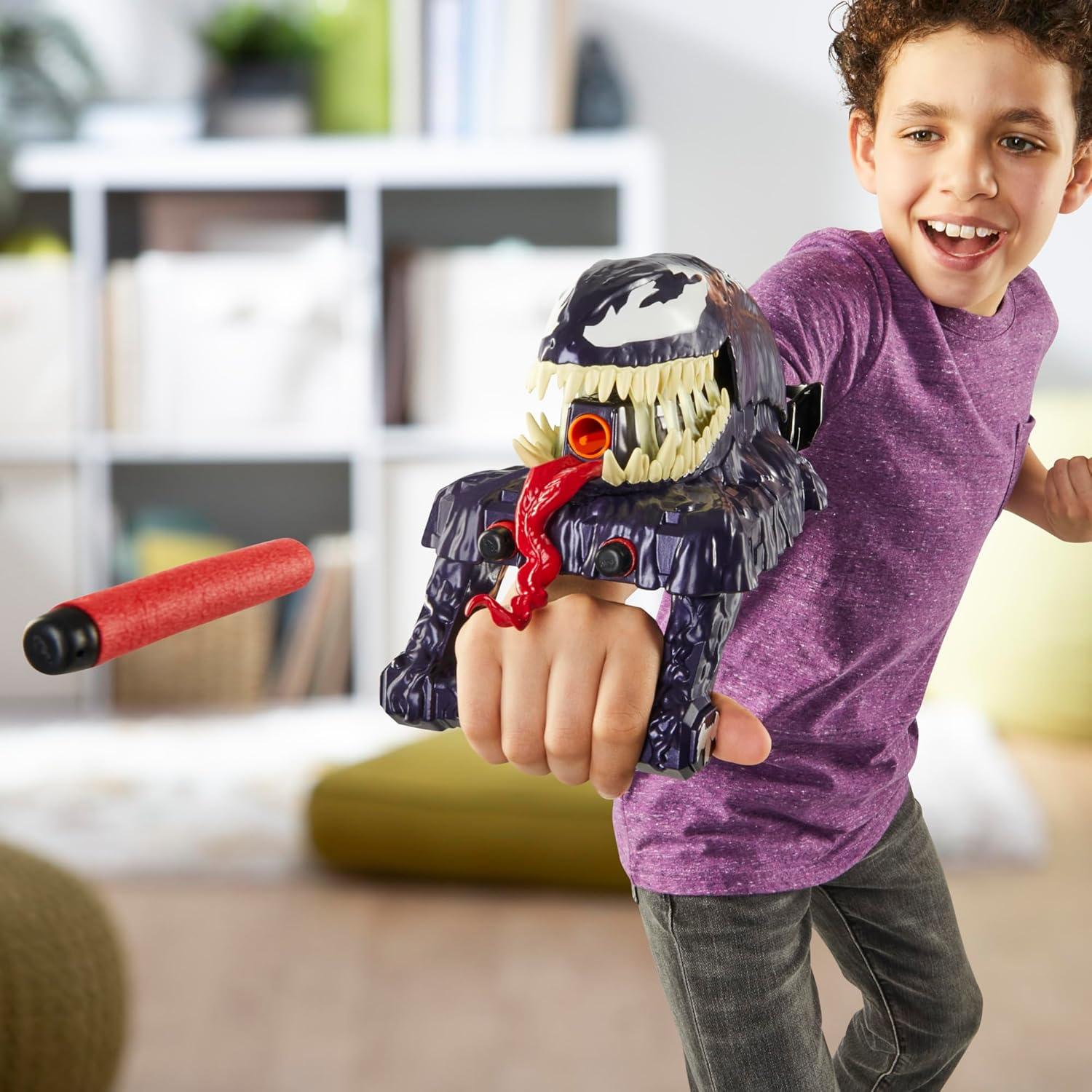 Blaster NERF Marvel Spider-Man VenomVersus - Juguete para Niños 5+