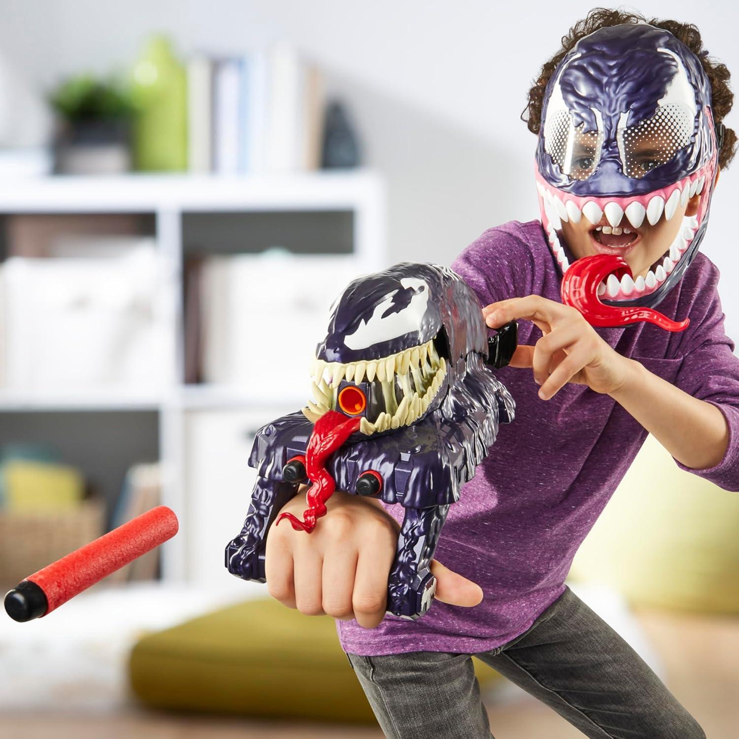 Blaster NERF Marvel Spider-Man VenomVersus - Juguete para Niños 5+