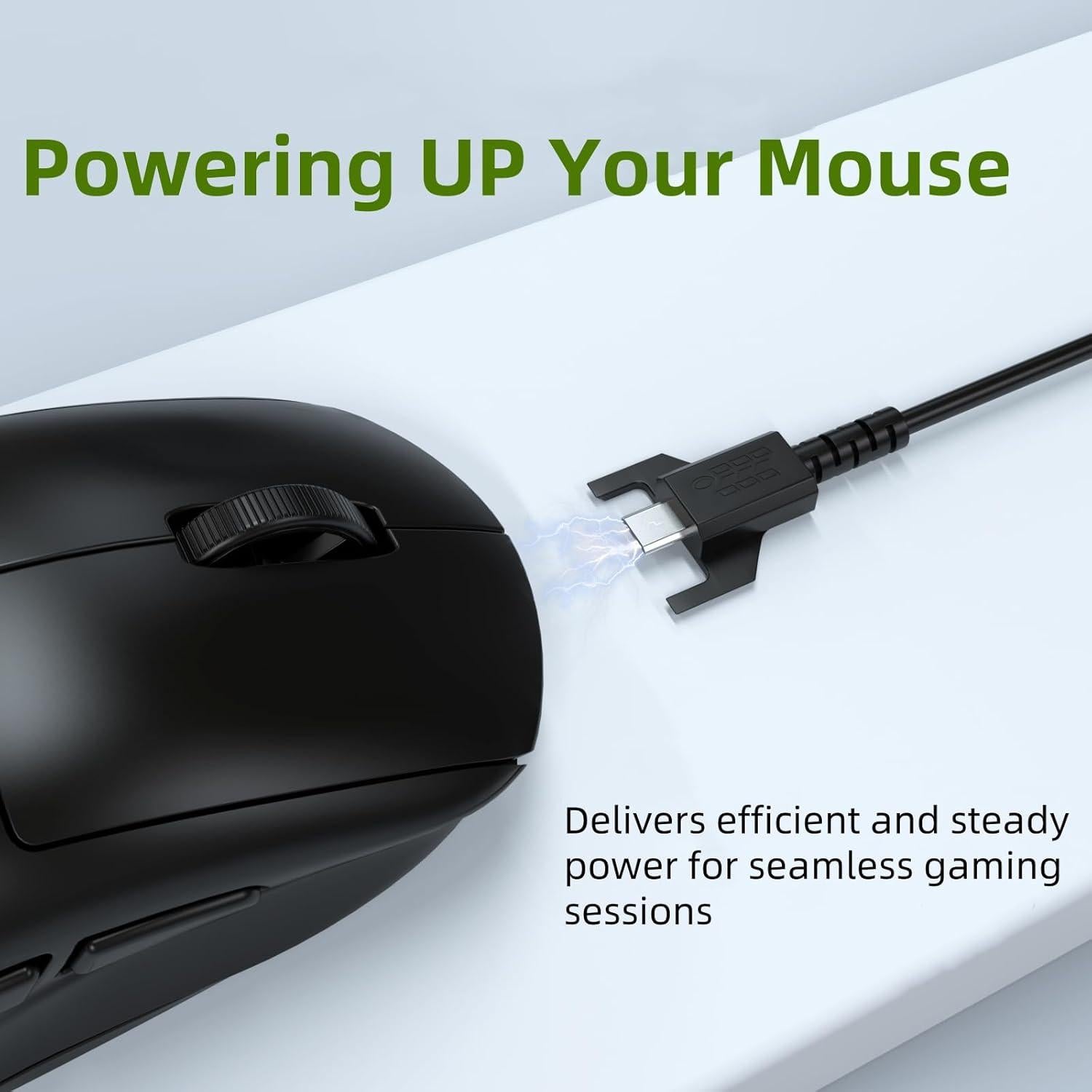 Cable de Carga USB Saipomor 1.8m para Mouse y Teclado Gaming