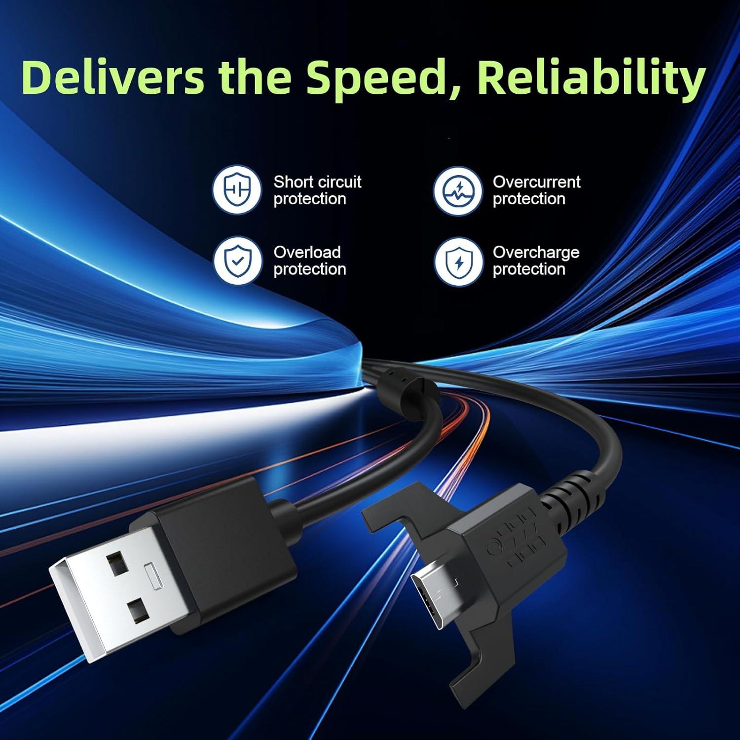 Cable de Carga USB Saipomor 1.8m para Mouse y Teclado Gaming