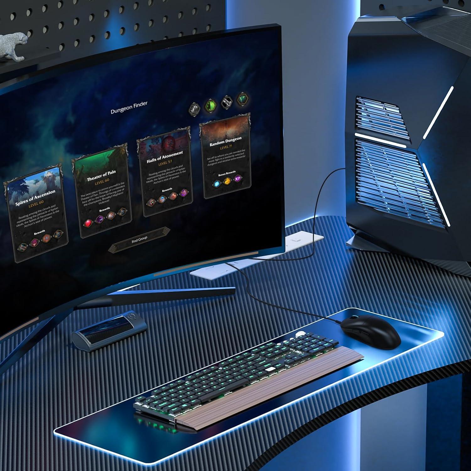 Cable de Carga USB Saipomor 1.8m para Mouse y Teclado Gaming