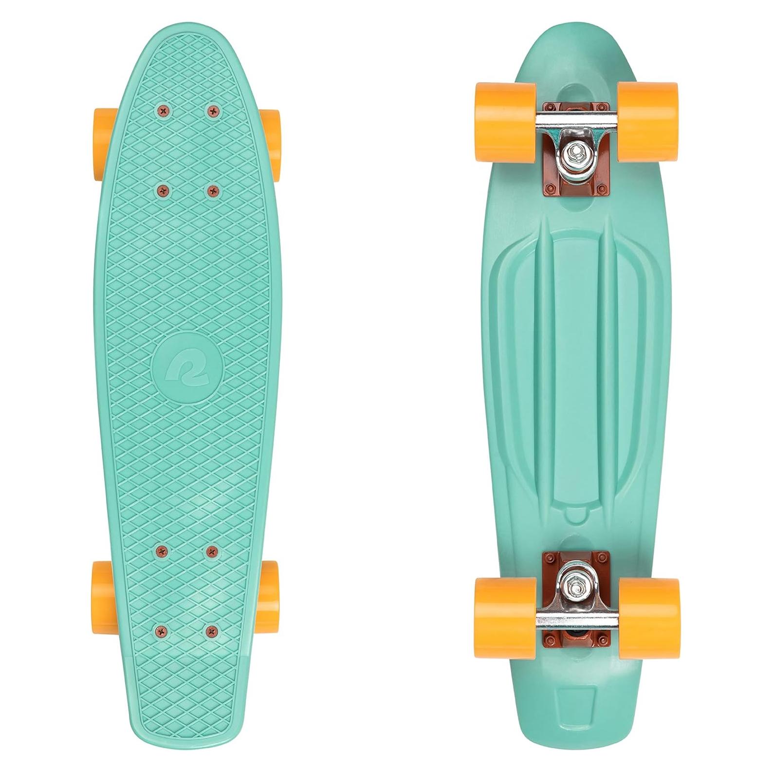 Skateboard Retrospec Quip 22.5" Verde Mar Completo