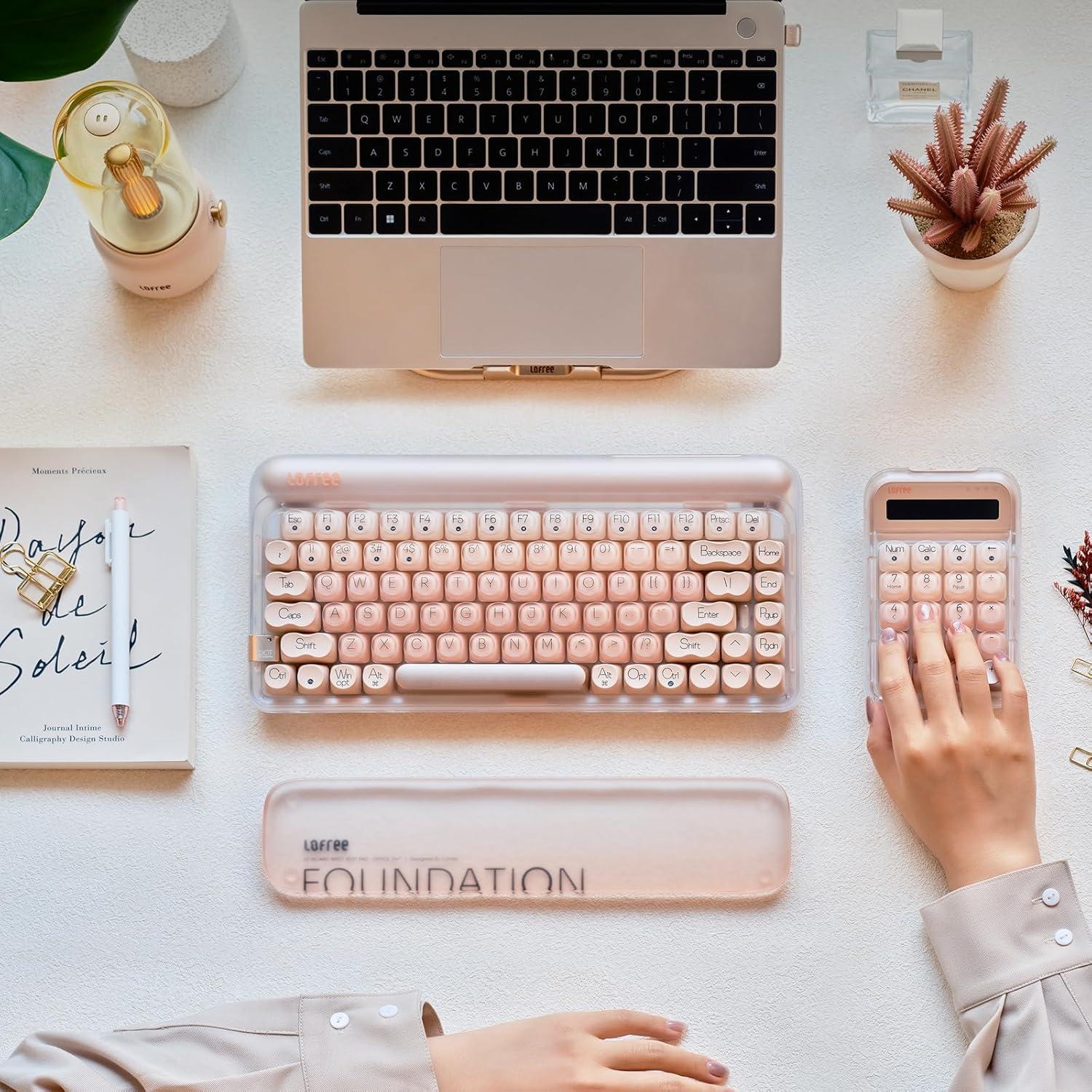 Teclado Mecánico LOFREE DOT Foundation + Ratón Té con Leche