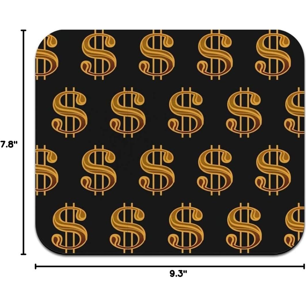 Alfombrilla de Ratón Graphics & More Patrón Dólar Multicolor 23.6x19.8cm