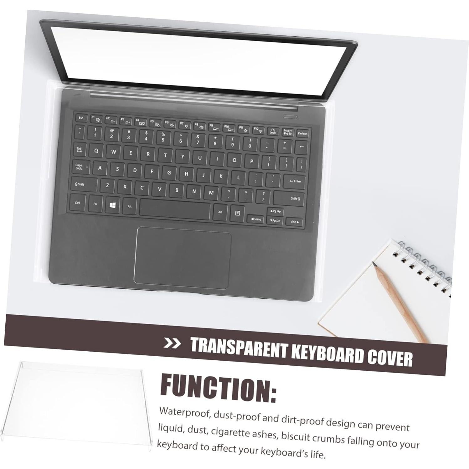 Cubierta de Teclado Acrílica ARTIBETTER Transparente 40x26cm