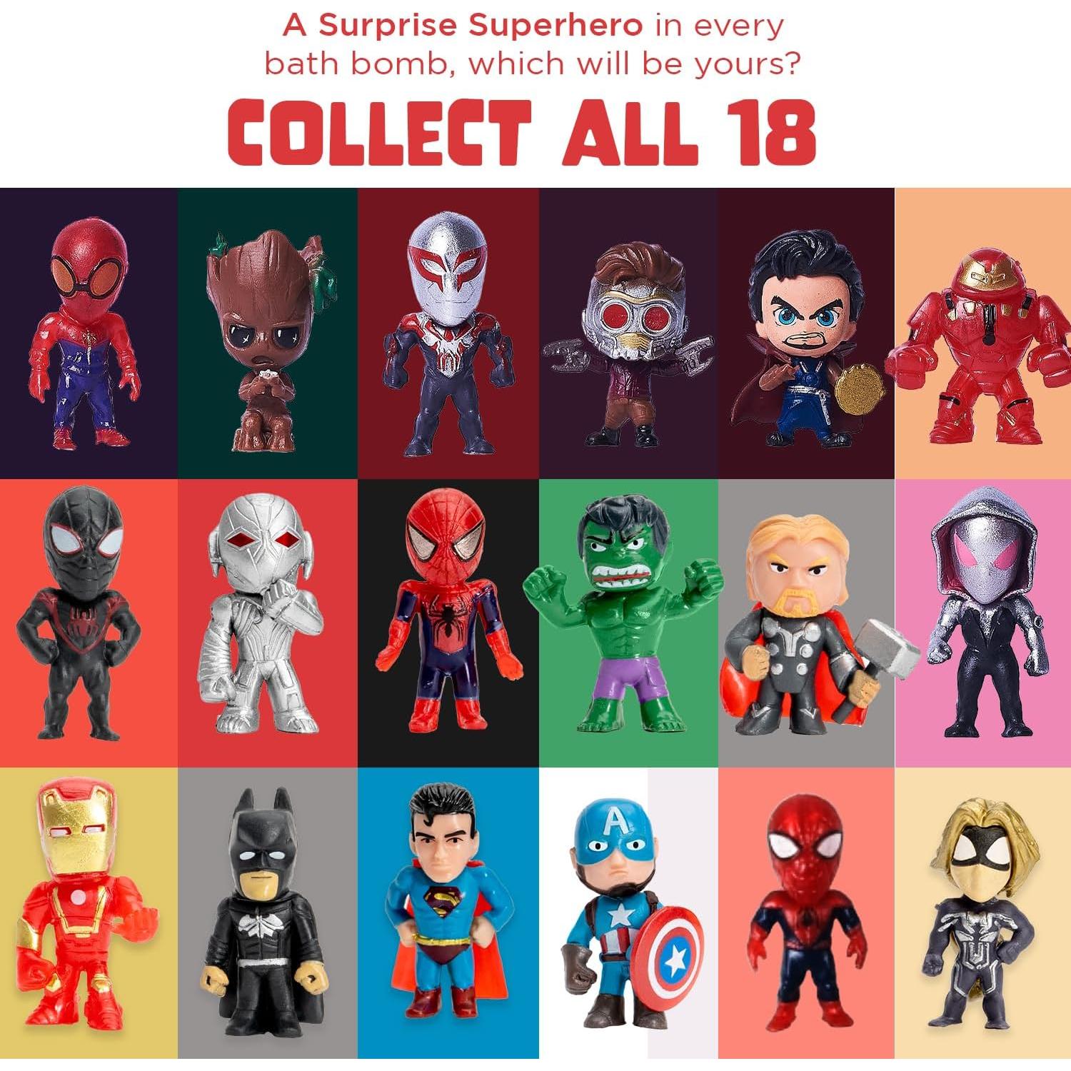 Bombas de Baño Superhéroe Dos Hermanas - 6 Piezas Aromas Frutales