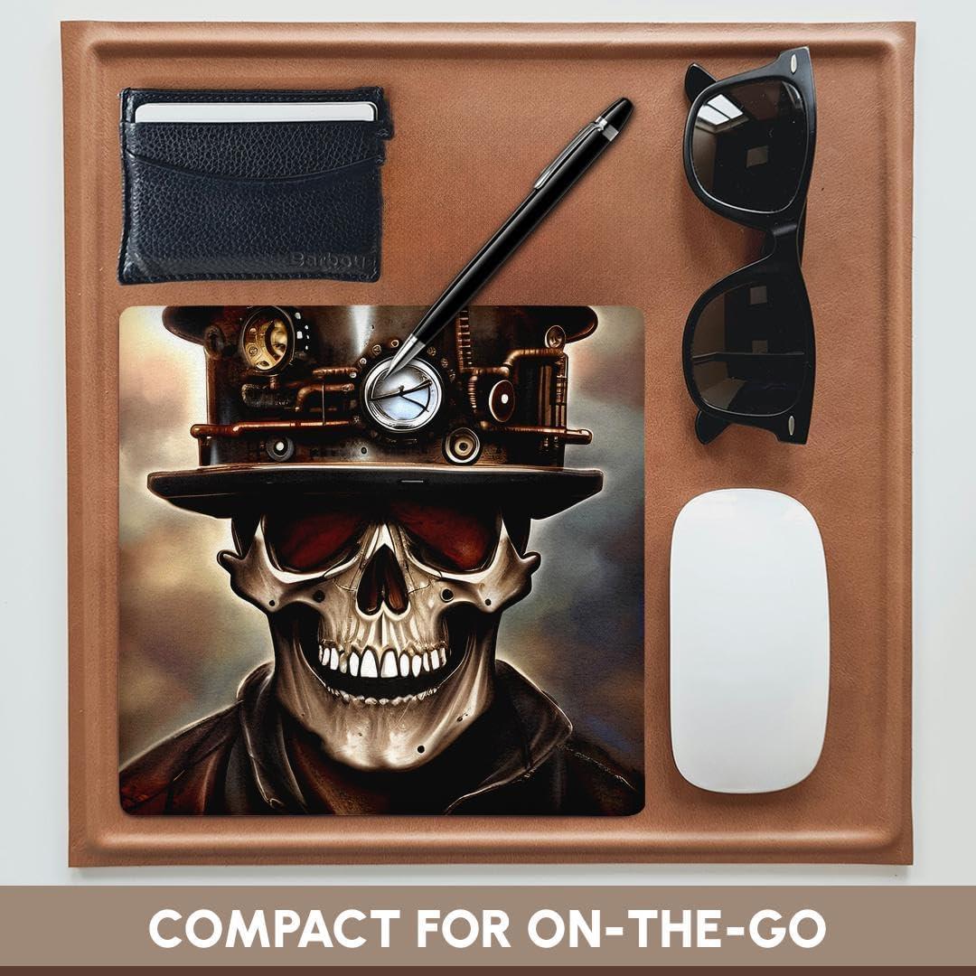 Alfombrilla para Ratón 3dRose Cráneo Steampunk 20x20 cm