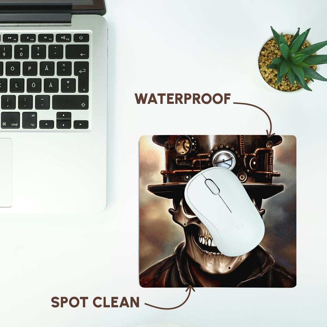 Alfombrilla para Ratón 3dRose Cráneo Steampunk 20x20 cm