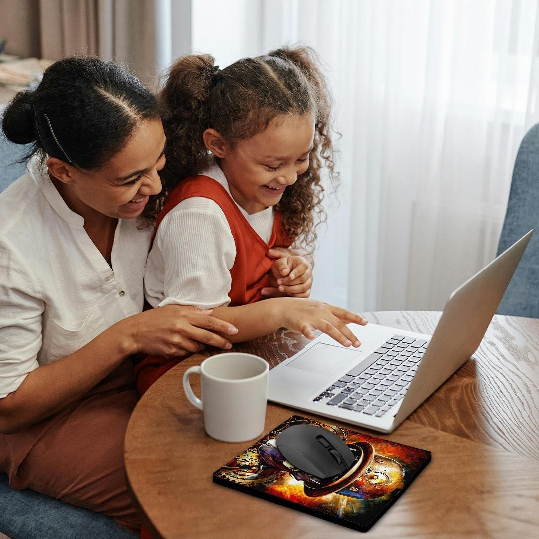 Alfombrilla para Ratón 3dRose Calavera Steampunk 20x20 cm