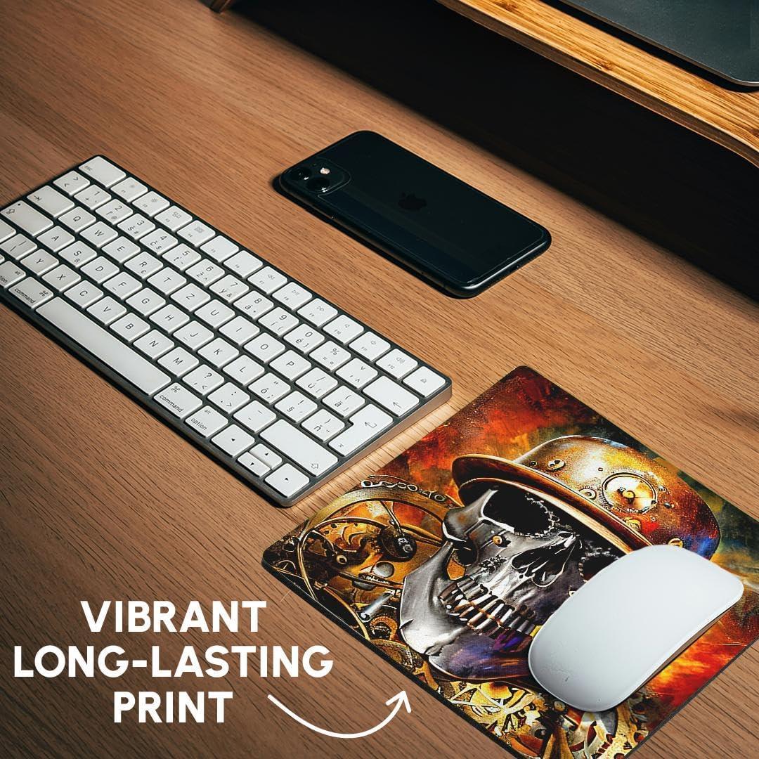 Alfombrilla para Ratón 3dRose Calavera Steampunk 20x20 cm