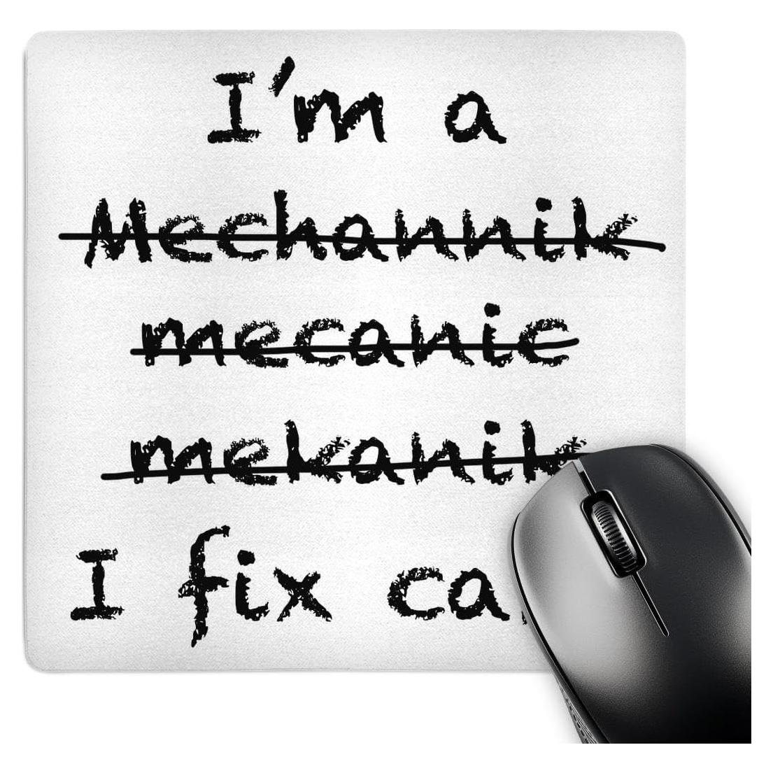 Alfombrilla de Ratón 3dRose Soy un Mecánico 20.32x20.32cm