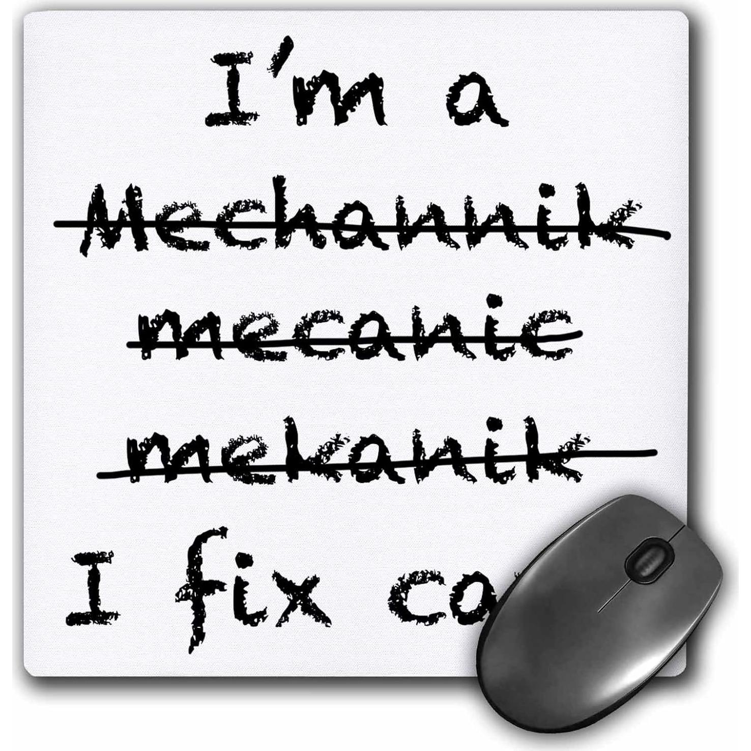 Alfombrilla de Ratón 3dRose Soy un Mecánico 20.32x20.32cm