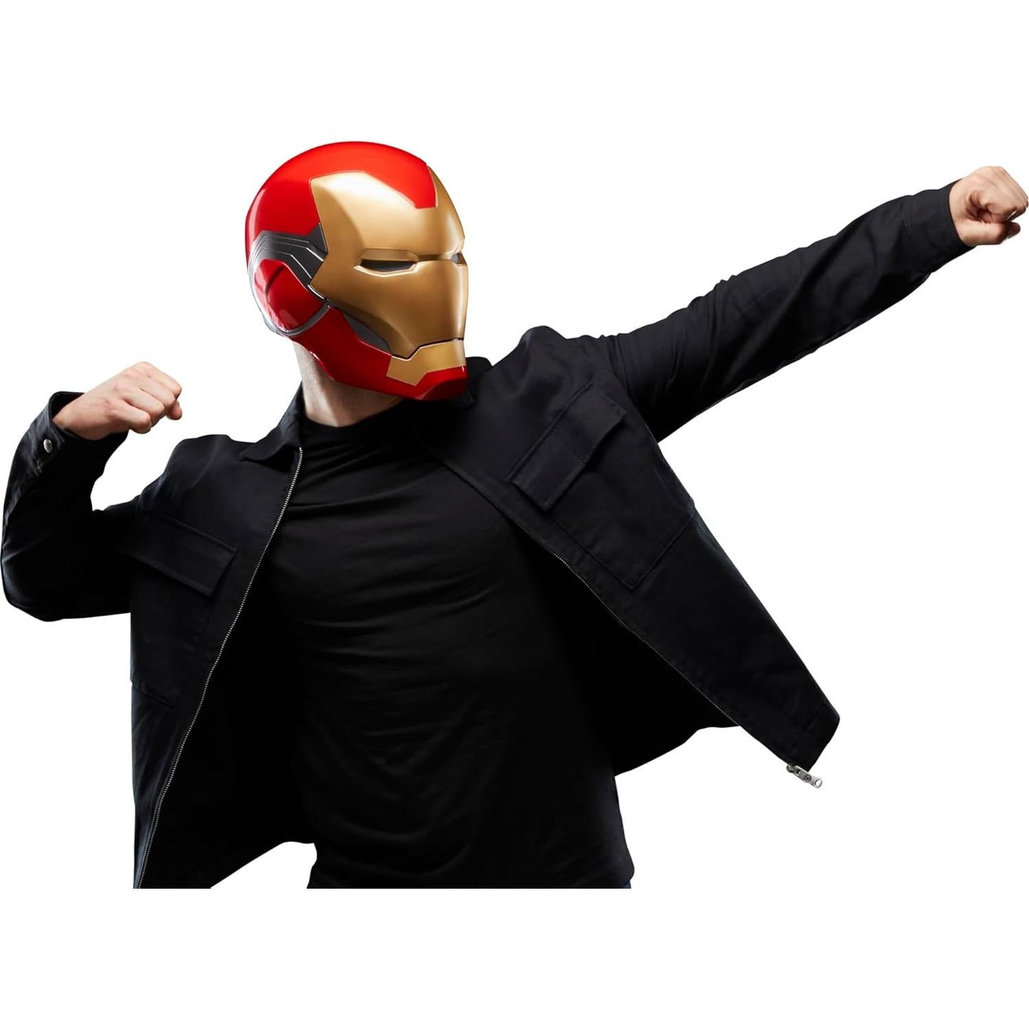 Casco Electrónico Iron Man Premium Hasbro 1:1 con Luz LED