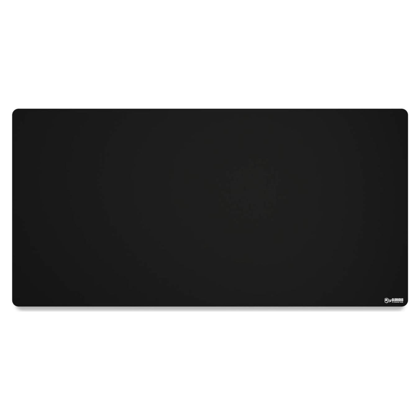 Glorious 3XL Extended Gaming Mouse Mat/Pad - Large, Wide (3XL Extended) Black Cloth Mousepad, Stitched Edges | 24"x48" (G-3XL)