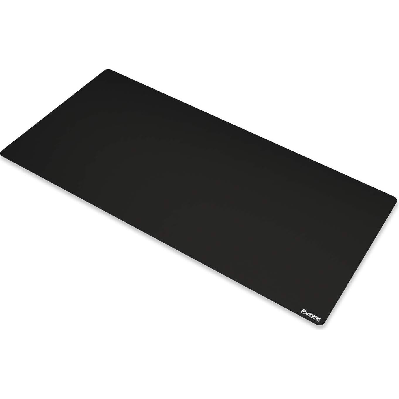 Glorious 3XL Extended Gaming Mouse Mat/Pad - Large, Wide (3XL Extended) Black Cloth Mousepad, Stitched Edges | 24"x48" (G-3XL)