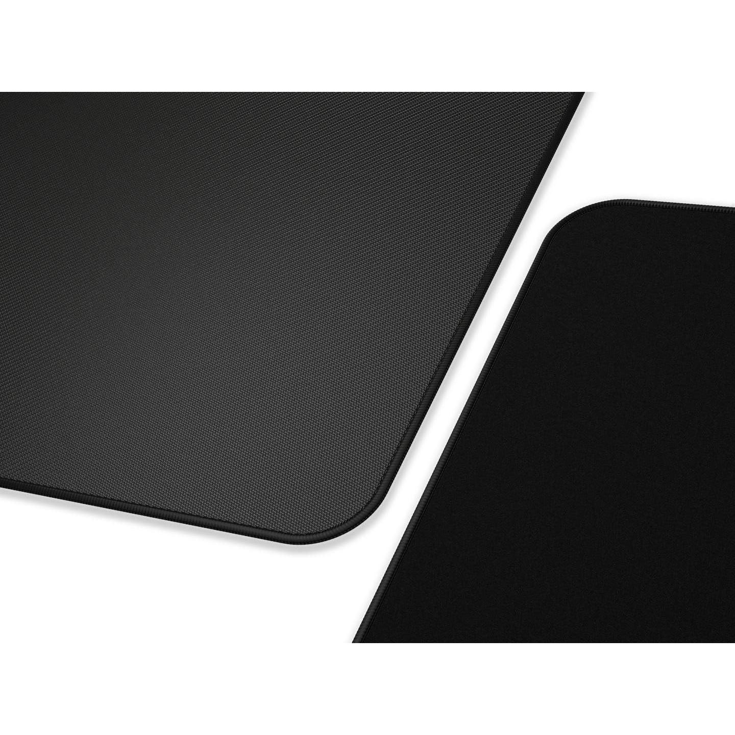 Glorious 3XL Extended Gaming Mouse Mat/Pad - Large, Wide (3XL Extended) Black Cloth Mousepad, Stitched Edges | 24"x48" (G-3XL)