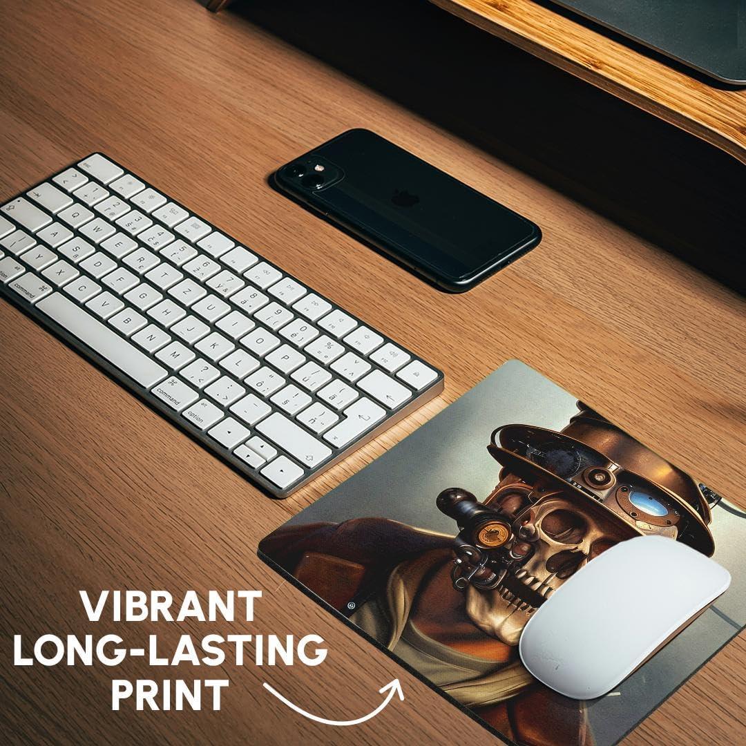 Alfombrilla para Ratón 3dRose Cráneo Steampunk 20x20 cm