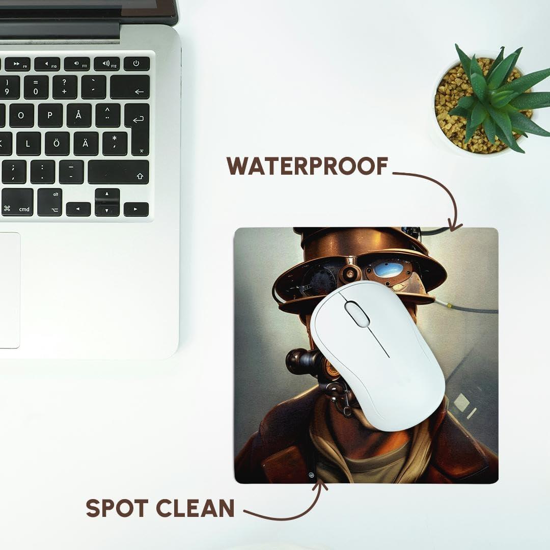 Alfombrilla para Ratón 3dRose Cráneo Steampunk 20x20 cm