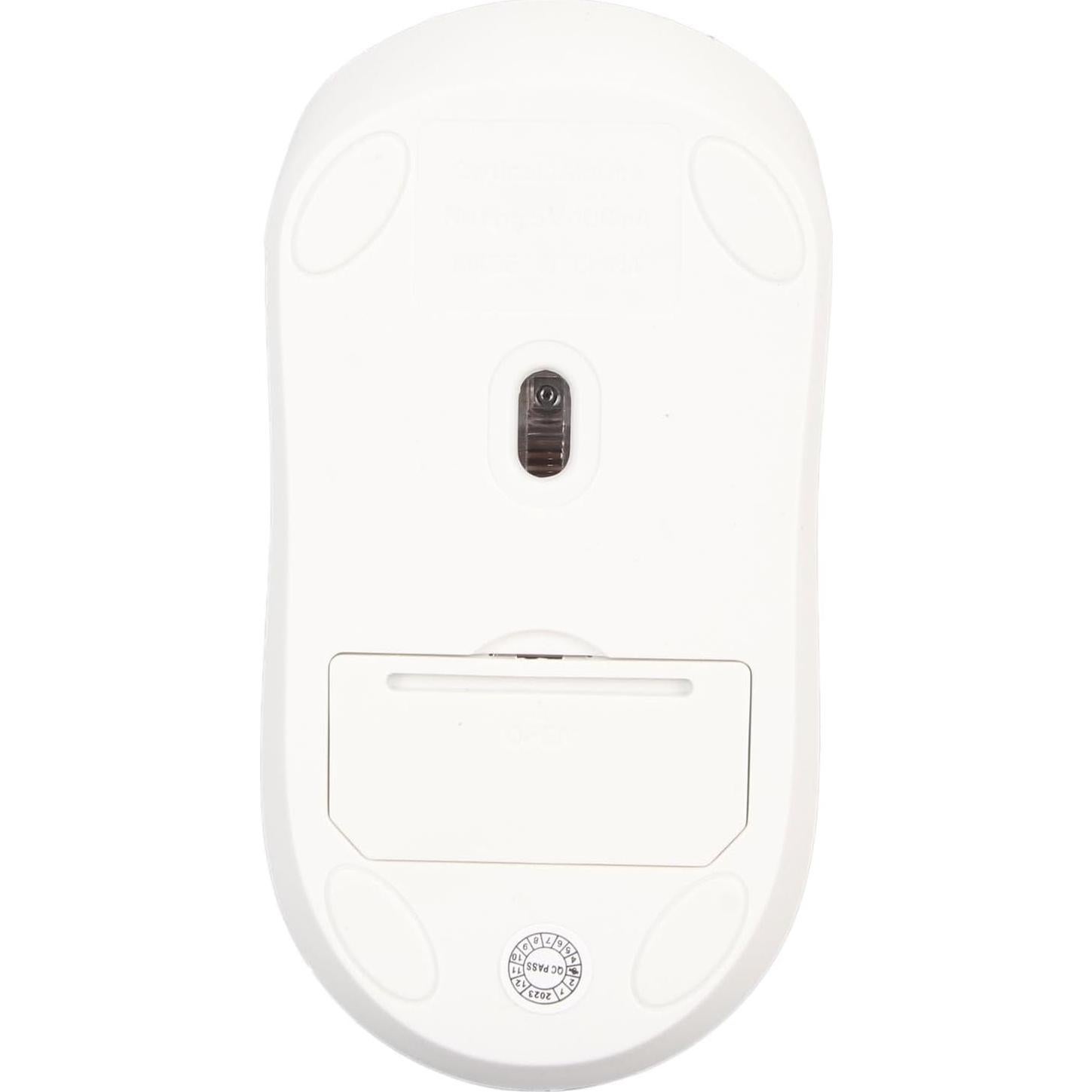 Ratón Gaming Zunate 1200 DPI Inalámbrico Ergonomico Blanco