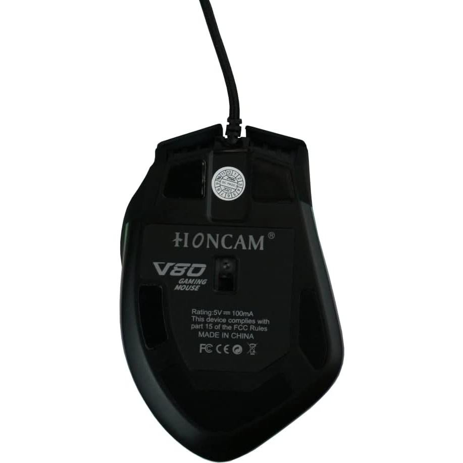 Ratón Gaming Banshee V80 RGB Ergonómico 5000 DPI Programable