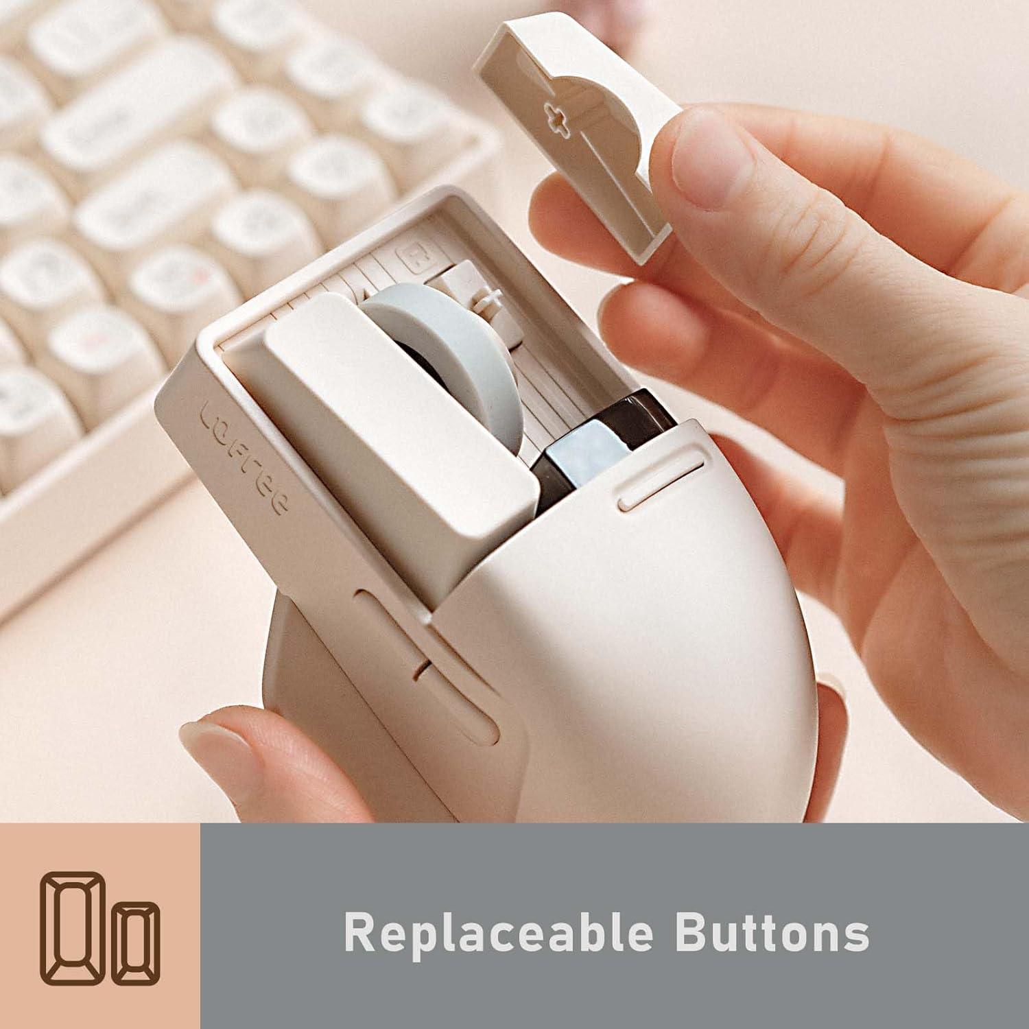 Teclado Mecánico Inalámbrico LOFREE Flow84 75% con Ratón PBT