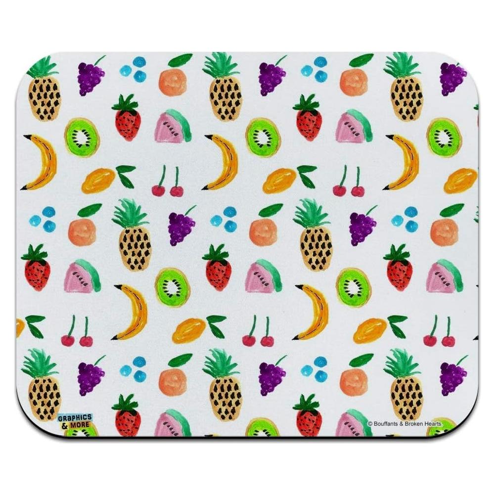 Alfombrilla de Ratón Multicolor Frutas Bouffants & Broken Hearts