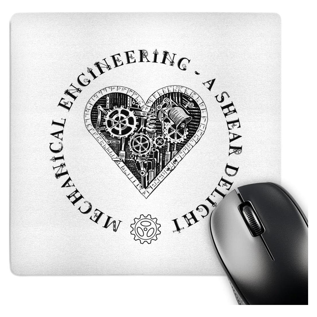 Alfombrilla para Ratón 3dRose Ingeniería Mecánica 20x20cm