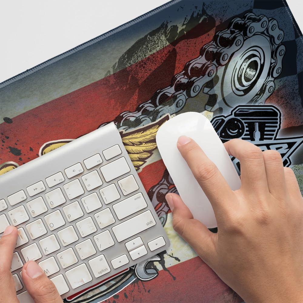 Alfombrilla de Ratón Grande Gráficos y Más 80x40cm Antideslizante