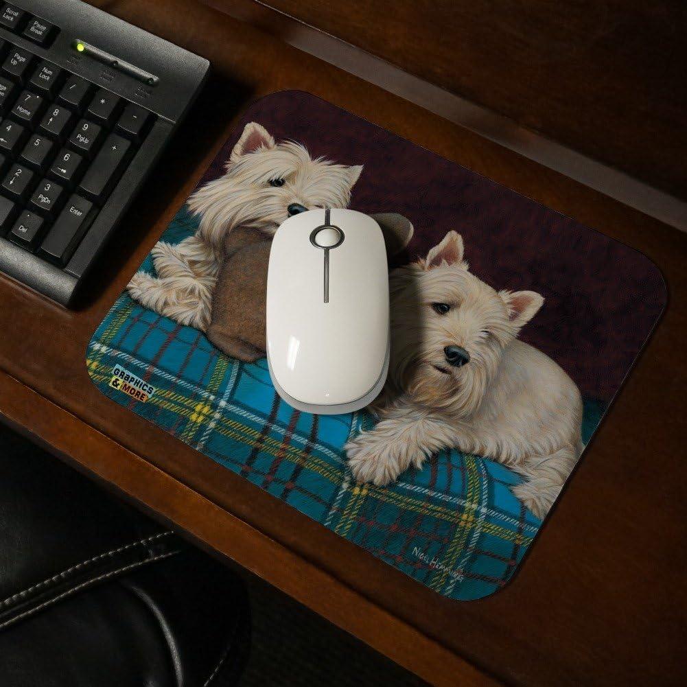 Alfombrilla de Ratón Graphics & More Westie Terrier 23.6x19.8cm