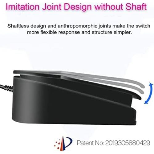 Pedal de pie USB óptico PCsensor para control de programas