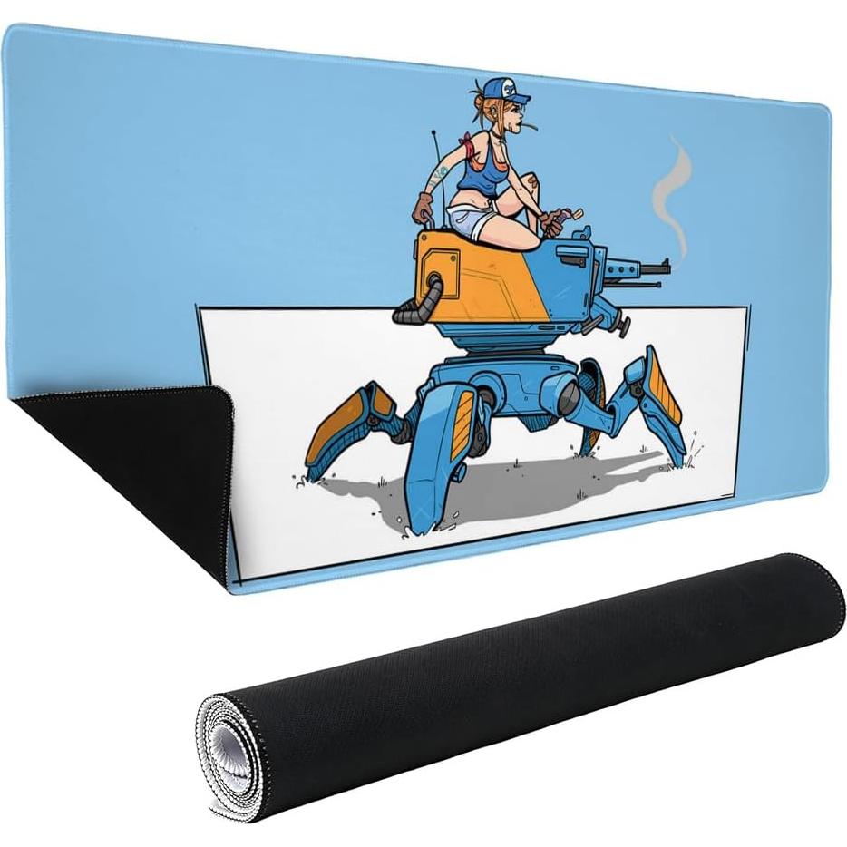 Alfombrilla de Ratón Grande Gráficos y Más 80x40 cm Antideslizante