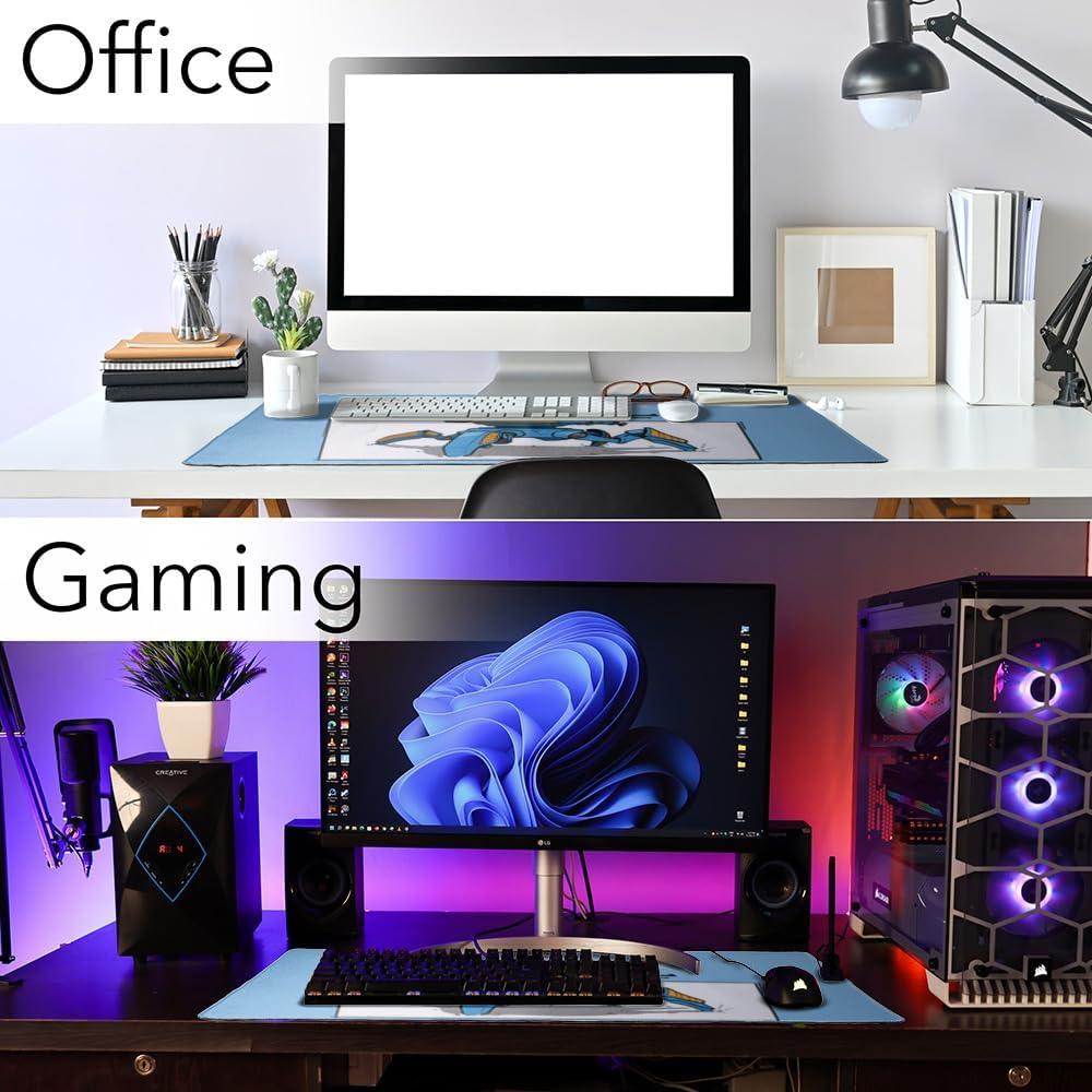 Alfombrilla de Ratón Grande Gráficos y Más 80x40 cm Antideslizante