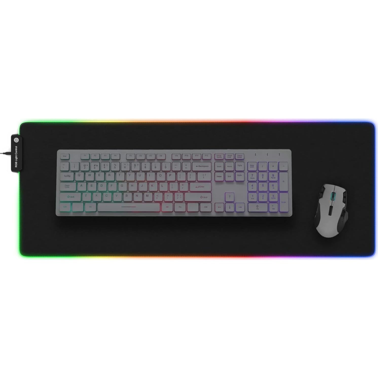 Alfombrilla de Ratón RGB Kratos Power 80x30.5cm Antideslizante