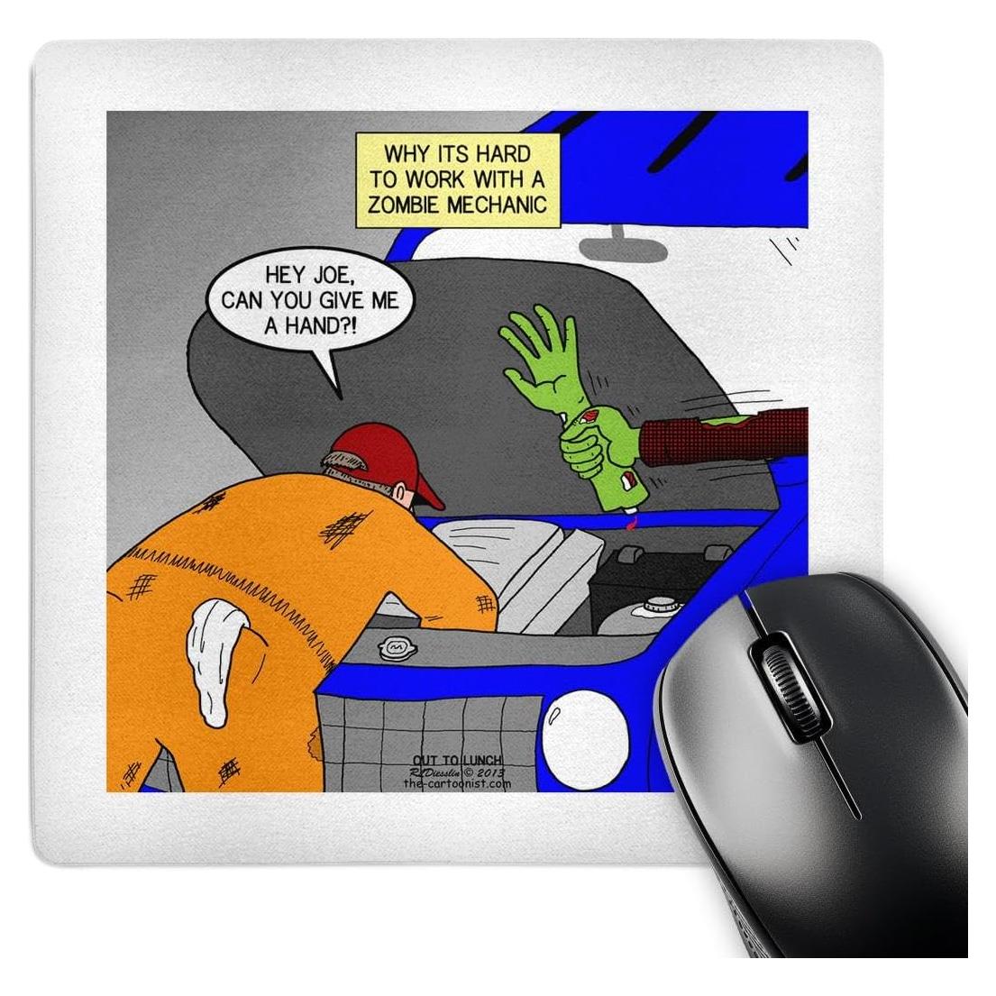 Alfombrilla de Ratón 3dRose Zombie 20.32x20.32cm Mate