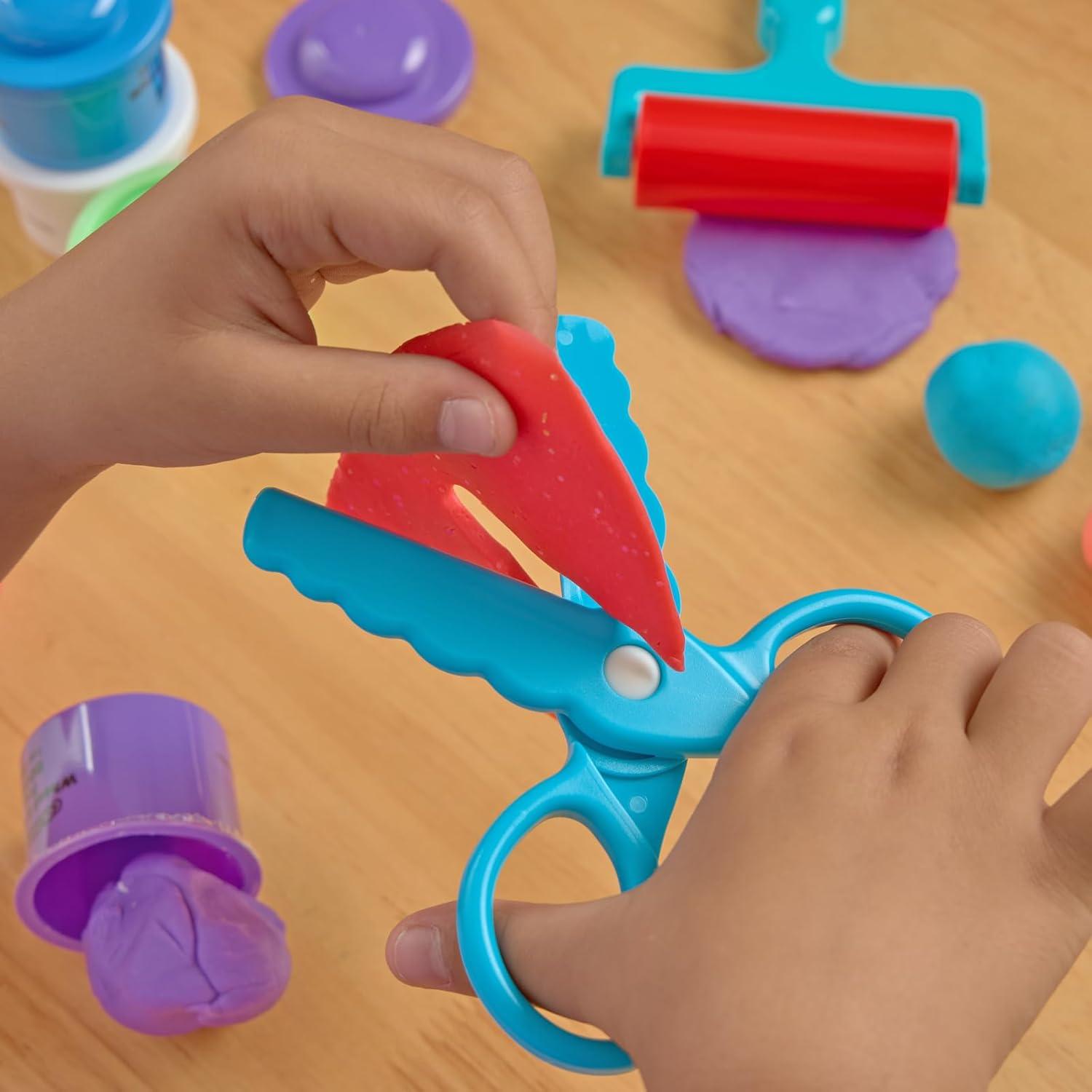 Set de 12 Tijeras de Plástico Colorations para Niños - 3 Diseños