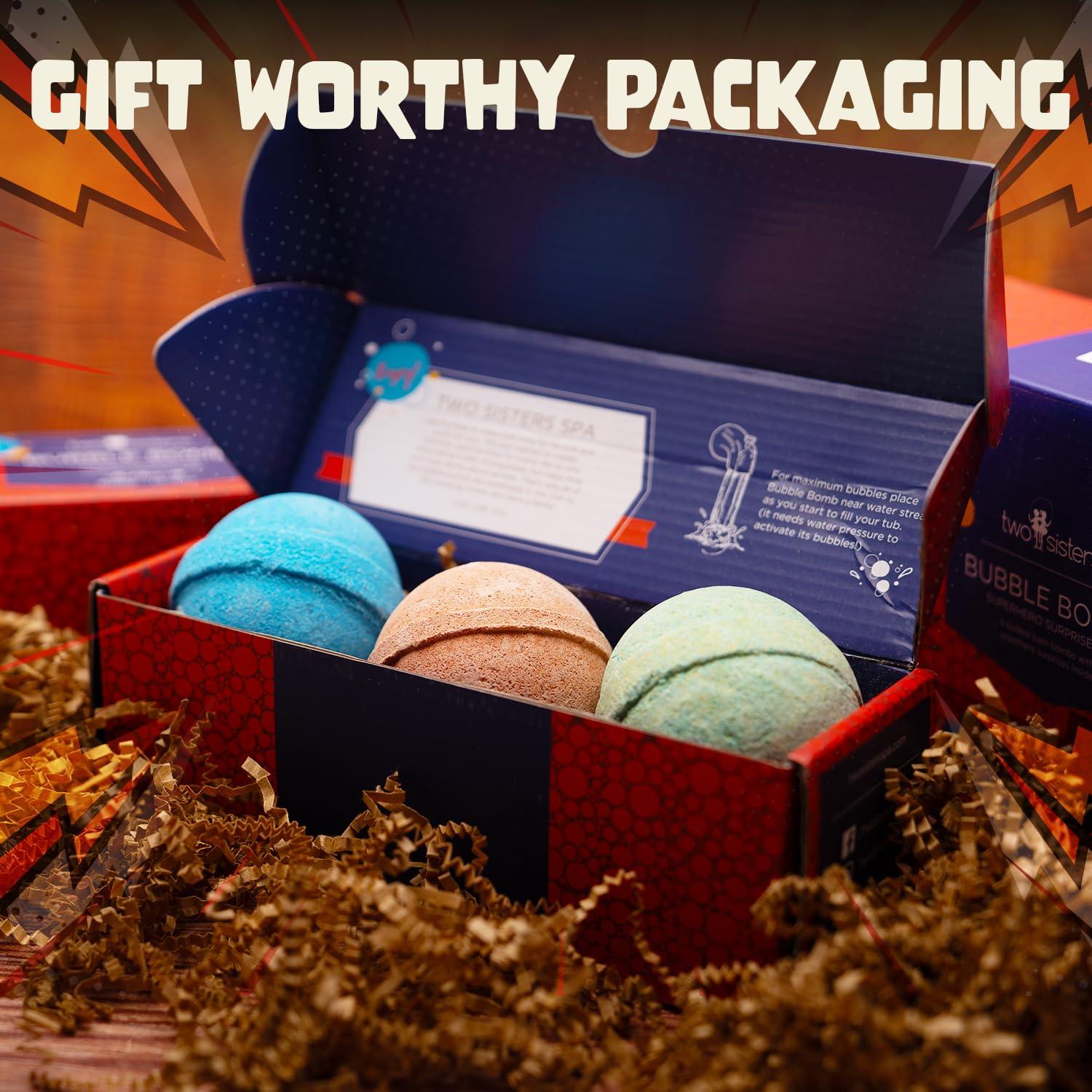 Bolas de Baño Superhéroe Two Sisters - Paquete de 3