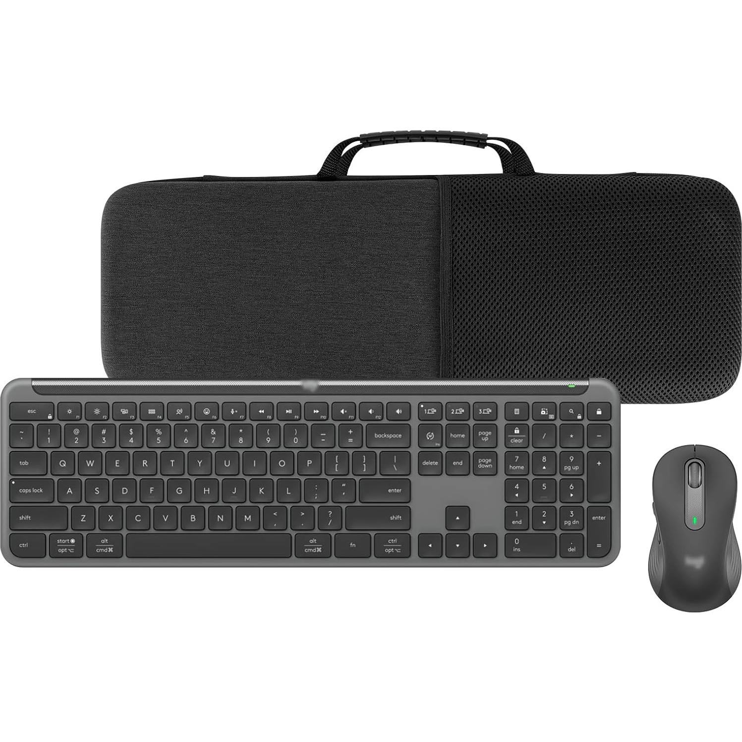Funda dura Geekria para teclado y ratón Logitech MK955 K950