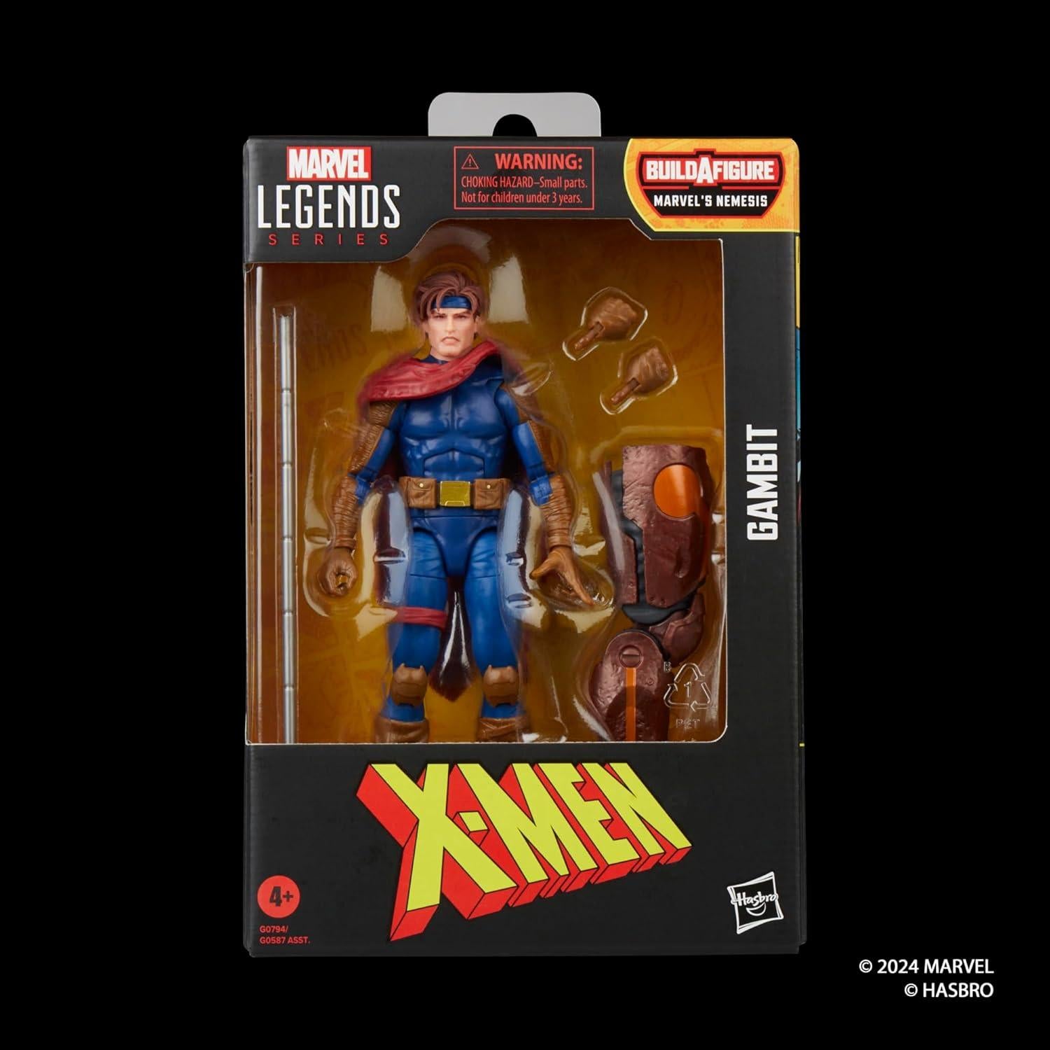 Figura de acción Gambito 15 cm Marvel Legends Hasbro