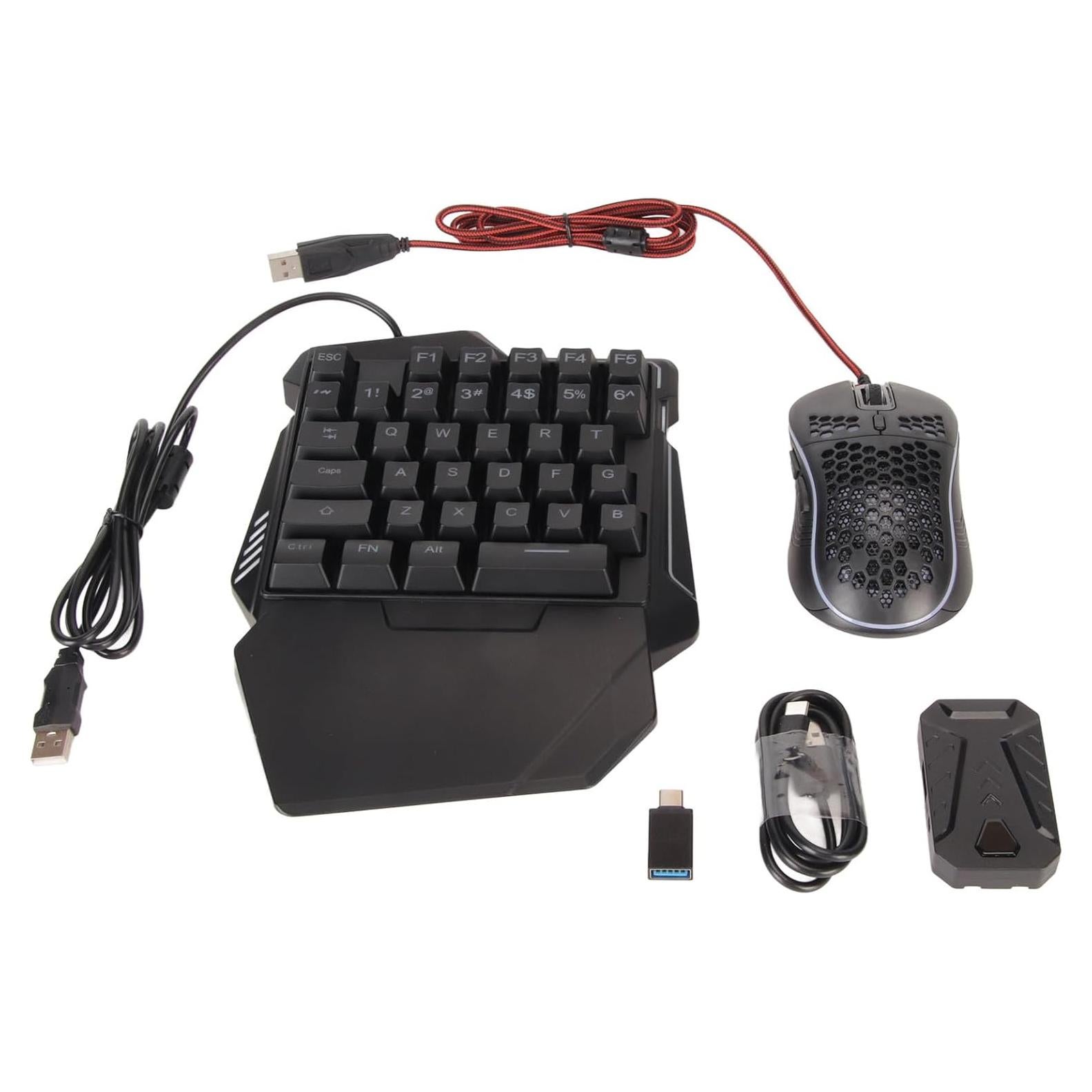 Combo Teclado y Ratón Gaming RGB Diydeg con Adaptador