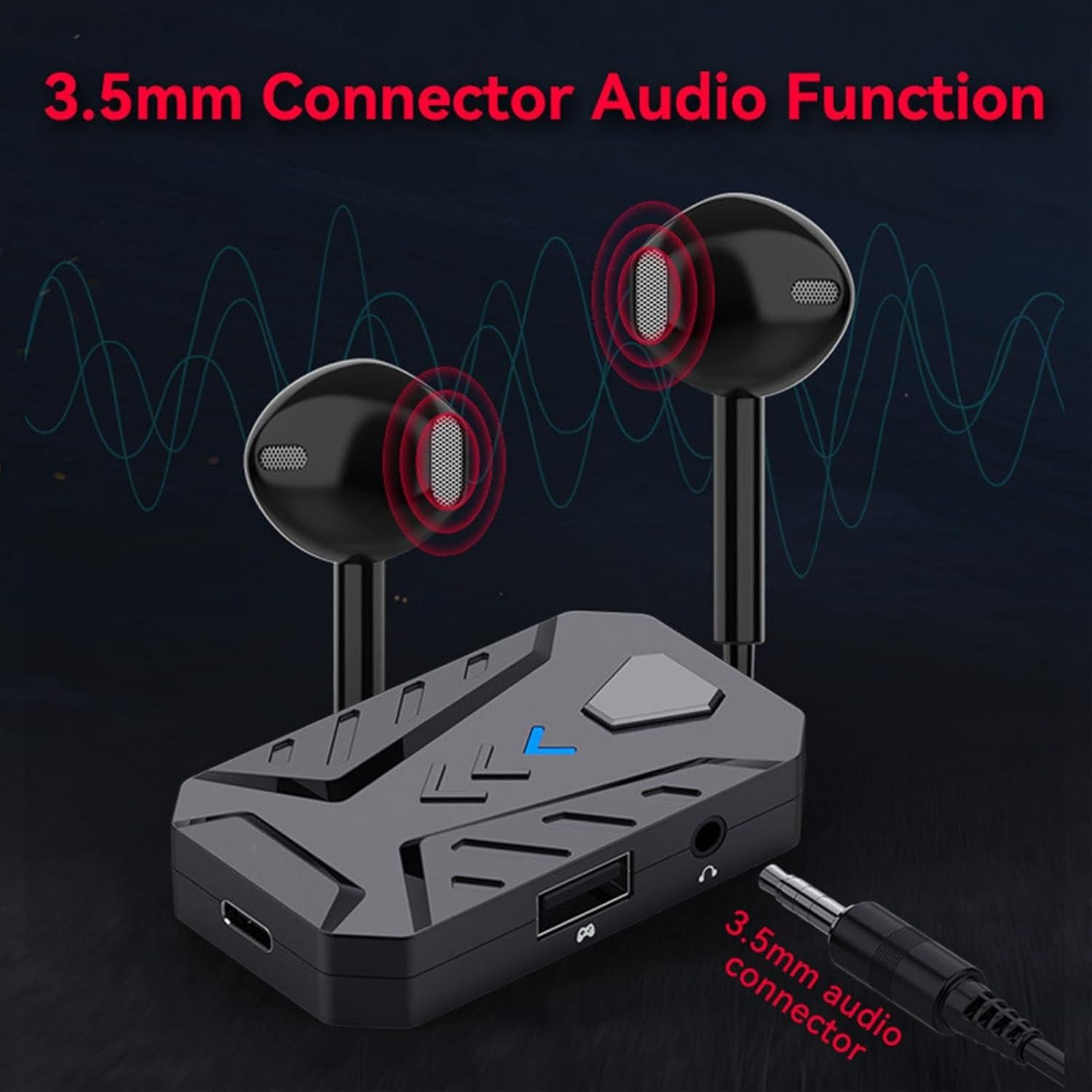 Combo Teclado y Ratón Gaming RGB Diydeg con Adaptador