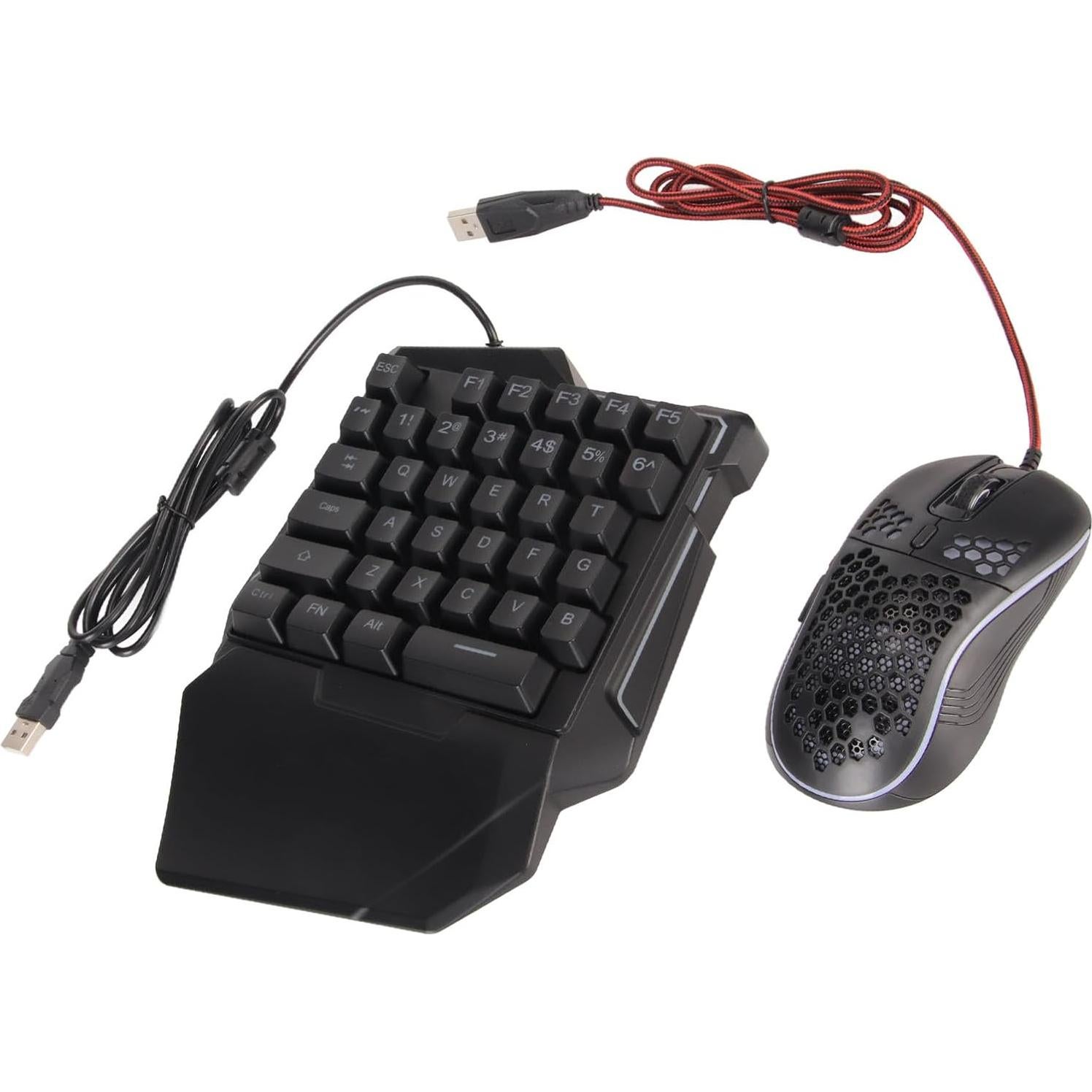 Combo Teclado y Ratón Gaming RGB Diydeg con Adaptador