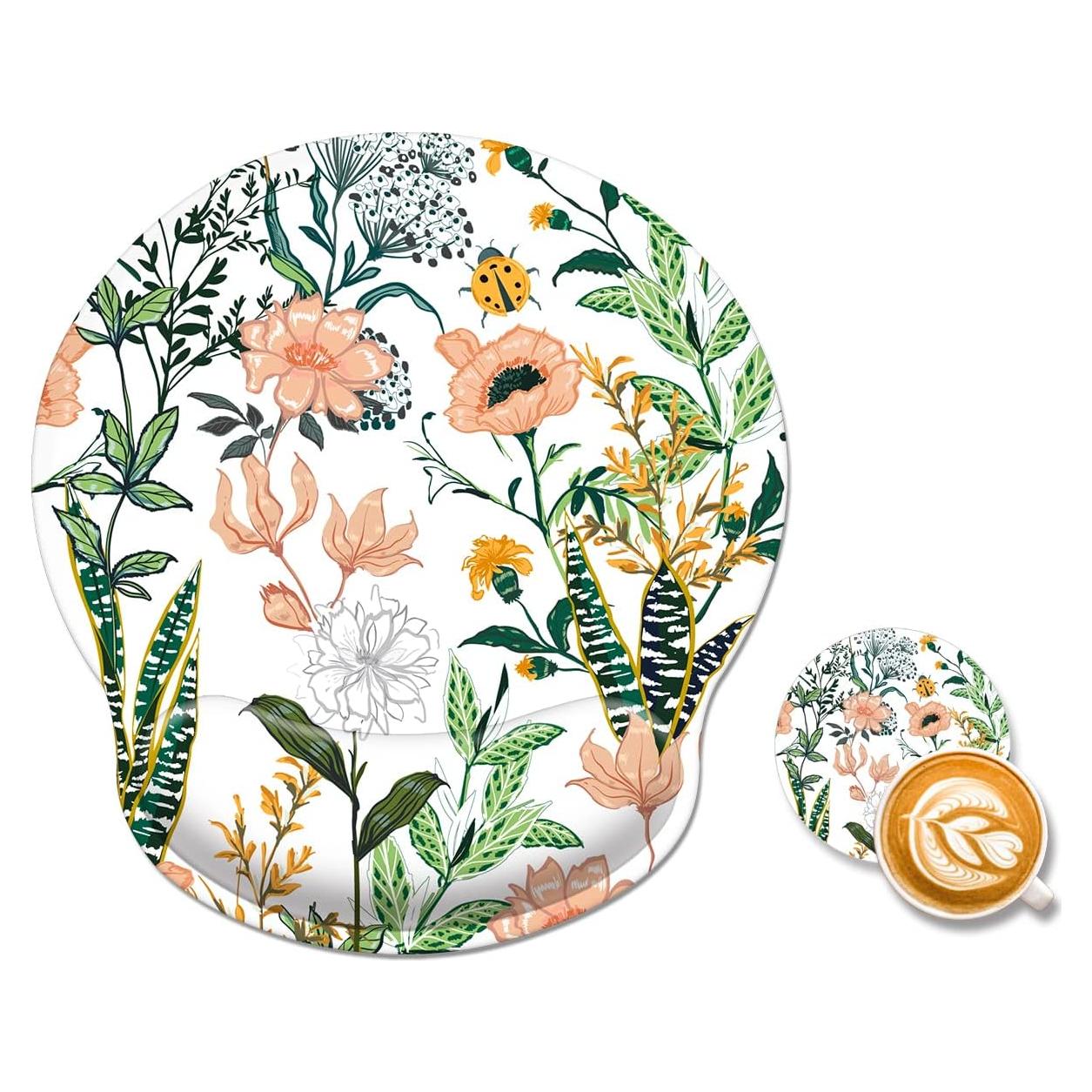 Almohadilla de Ratón Ergonómica Pemlari con Soporte Muñeca 25.4x23.1cm