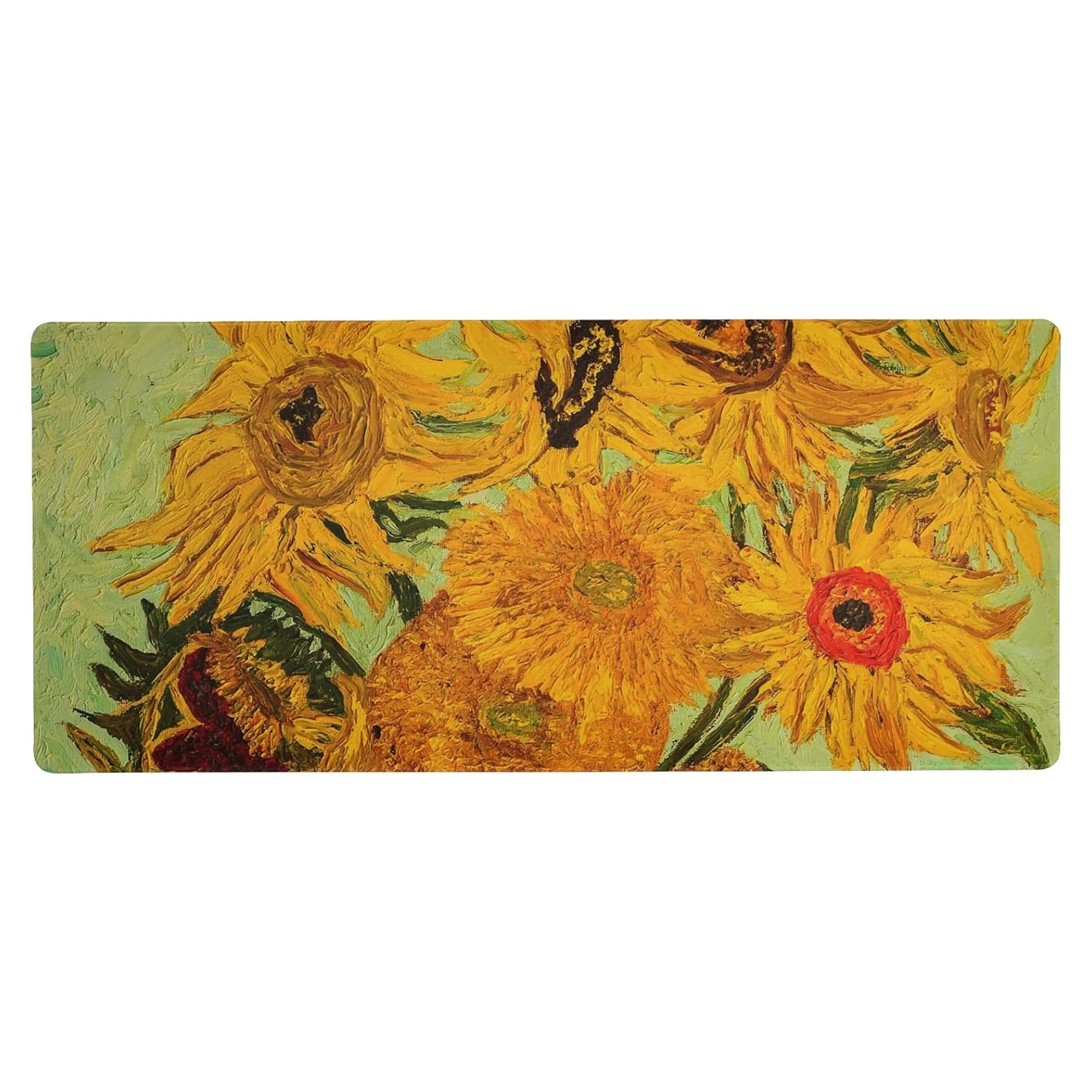 Alfombrilla de Ratón Grande ALAZA Girasol Van Gogh 90x40cm