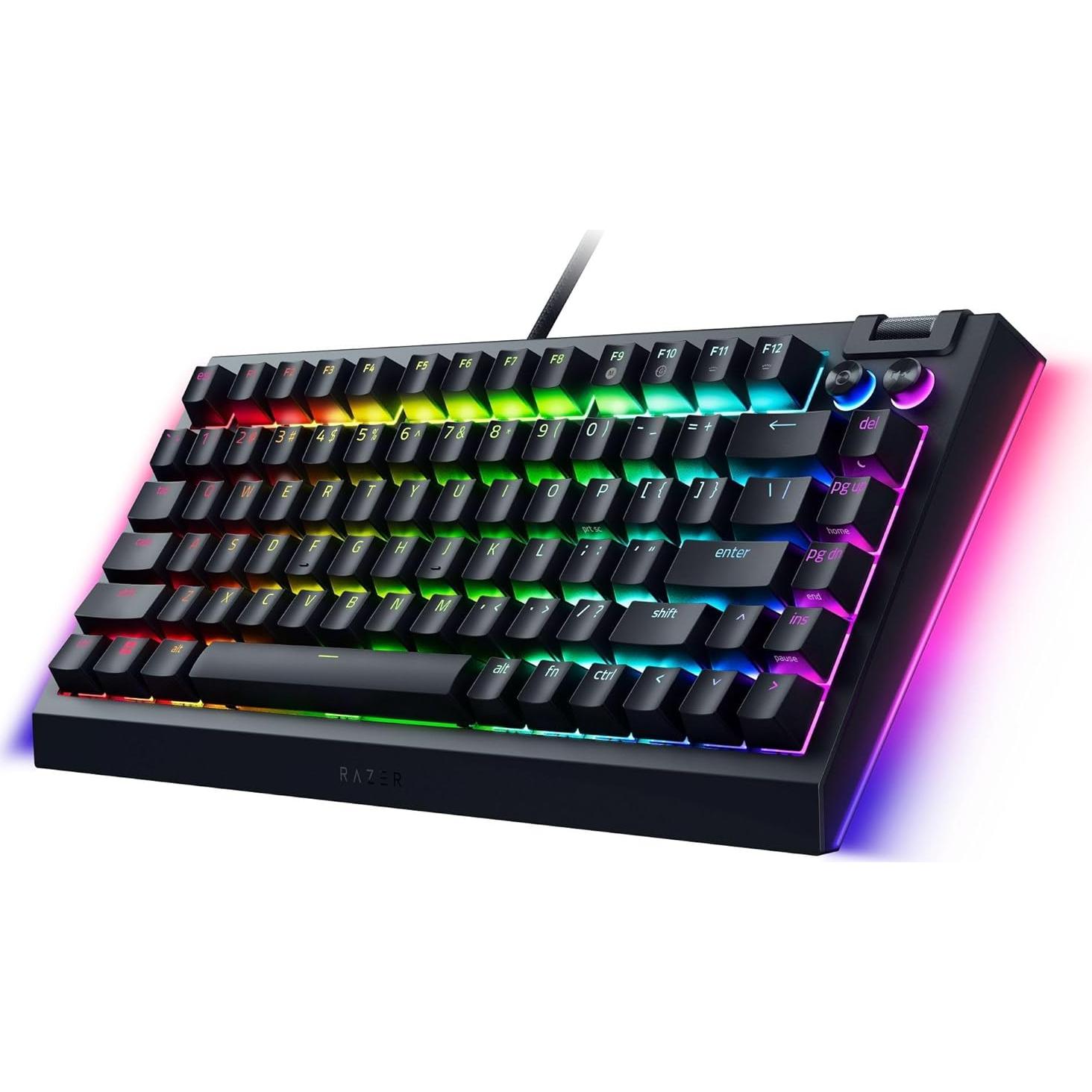 Teclado Mecánico Razer BlackWidow V4 75% Hot-Swappable RGB