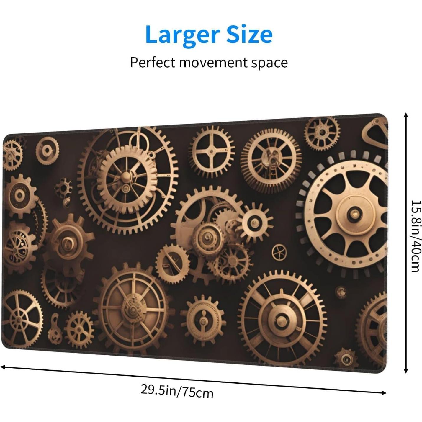 Alfombrilla de Ratón Antideslizante Boxgrw Steampunk 74.9x40.1 cm