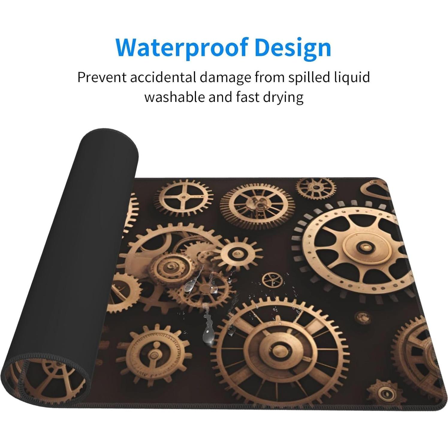 Alfombrilla de Ratón Antideslizante Boxgrw Steampunk 74.9x40.1 cm