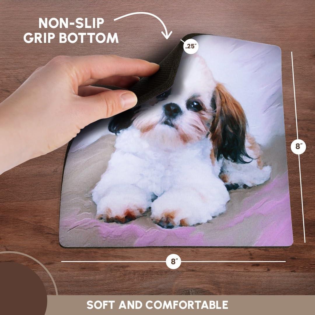 Alfombrilla para Ratón 3dRose Cráneo Ciberpunk 20.32x20.32cm