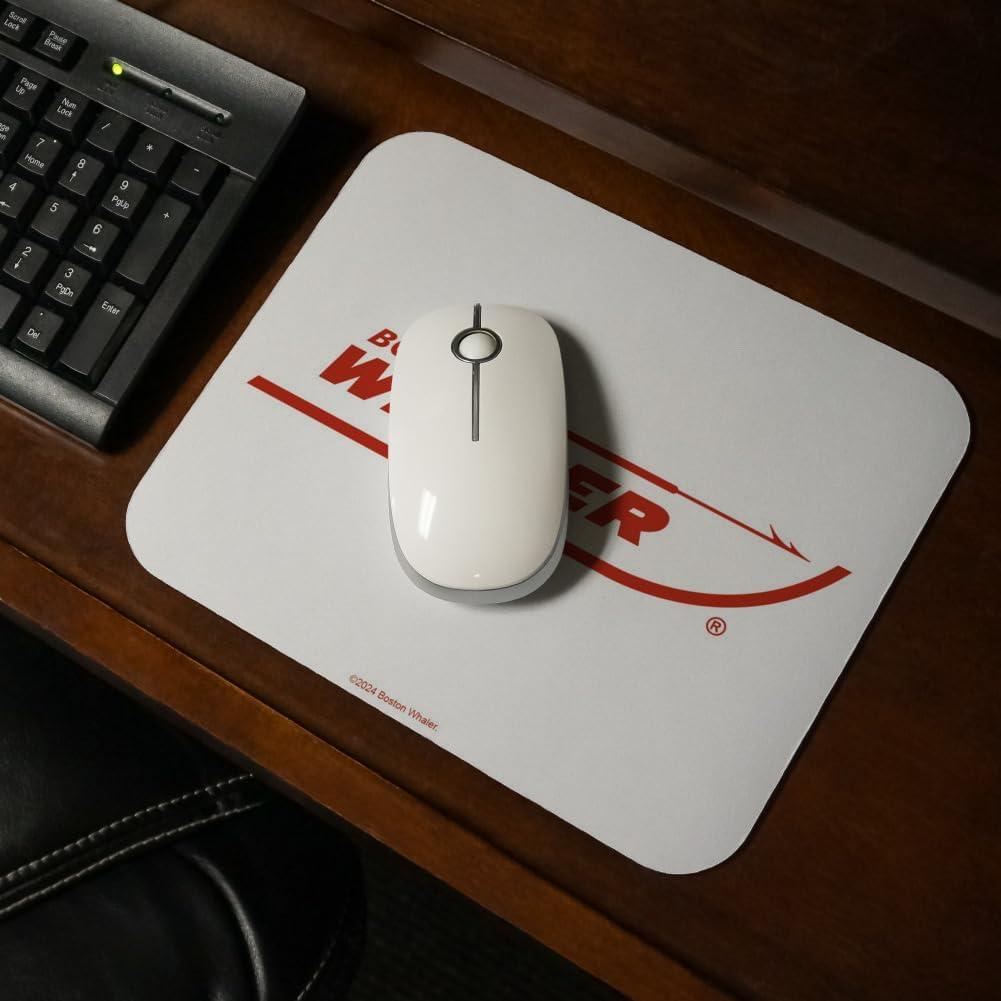 Boston Whaler Red Logo Low Profile Thin Mouse Pad Mousepad