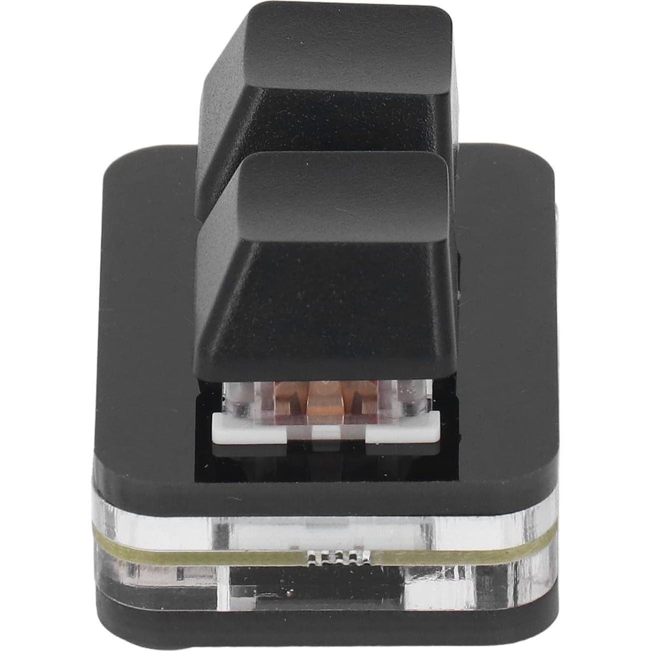 Teclado mecánico USB 2 teclas Hyuduo para juegos PC Negro